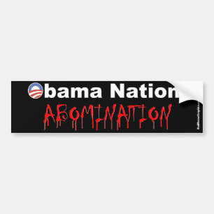 Obama Nation: Abominatie Bumpersticker