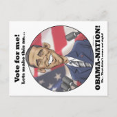 Obama-Nation Briefkaart (Voorkant)