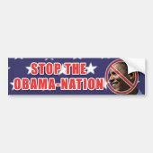 Obama Nation Bumpersticker (Voorkant)