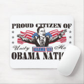 Obama Nation Cartoon Mousepad Muismat (Met muis)