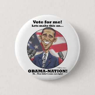 Obama-Nation Ronde Button 5,7 Cm