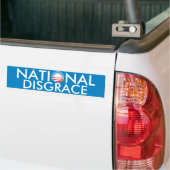 Obama Nationale Schschande Bumpersticker (Op Truck)
