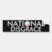 Obama Nationale Schschande Bumpersticker (Voorkant)