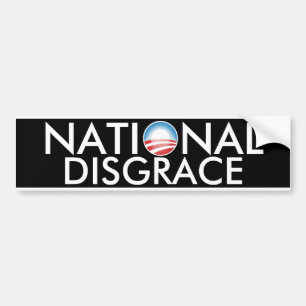 Obama Nationale Schschande Bumpersticker