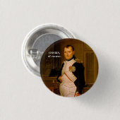 OBAMA natuurlijk. Ronde Button 3,2 Cm (Voorkant /achterkant)