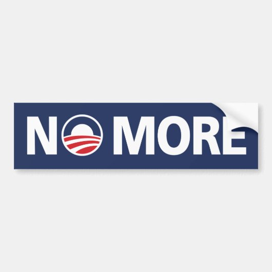 Obama, "NEE MEER" Bumpersticker (Voorkant)