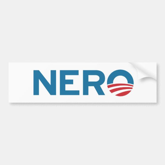 Obama NERO Bumpersticker (Voorkant)