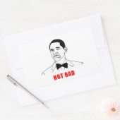 Obama niet slecht meme rage gezichtsveld rechthoekige sticker (Envelop)