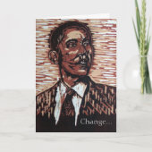 Obama Nieuwjaarskaart Feestdagen Kaart (Voorkant)