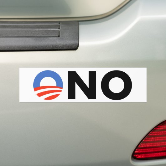 Obama No Bama Nobama Oh No Obama Bumpersticker (Op auto)