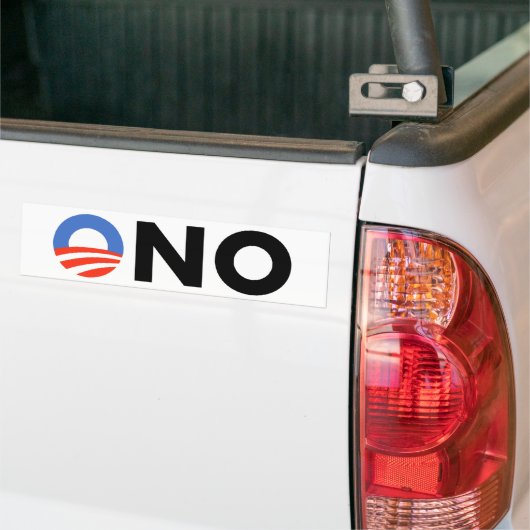 Obama No Bama Nobama Oh No Obama Bumpersticker (Op Truck)