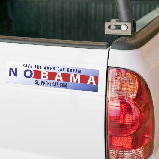 Obama "Nobama"-Bumpersticker Bumpersticker (Op Truck)