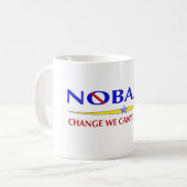 Obama NOBAMA Koffiemok (Voorkant links)