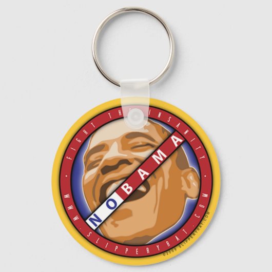 Obama "Nobama"-Sleutelhanger Sleutelhanger (Voorkant)