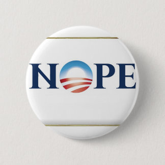 Obama Nope Ronde Button 5,7 Cm
