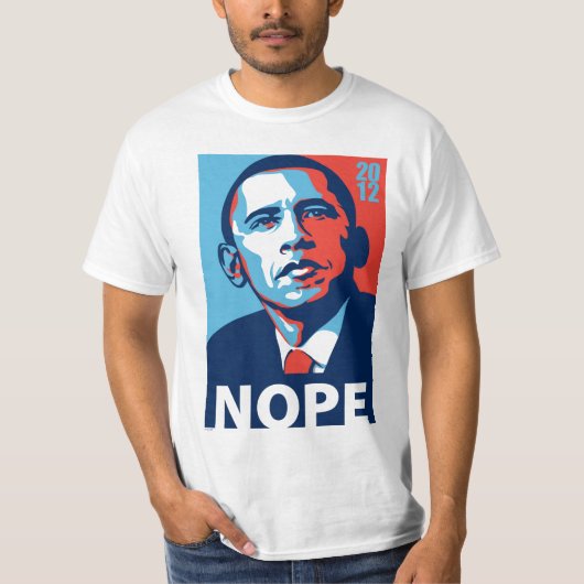 Obama NOPE T-shirt (Voorkant)