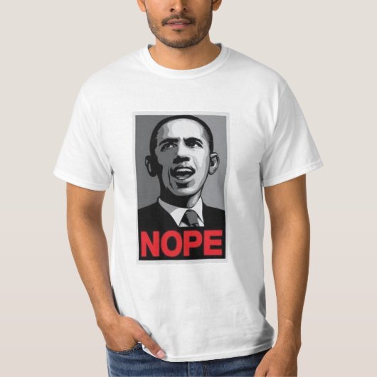 Obama Nope T-shirt (Voorkant)