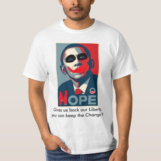 Obama Nope T-shirt (Voorkant)