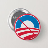 Obama NOT Ronde Button 5,7 Cm (Voorkant /achterkant)