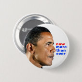 Obama nu meer dan ooit ronde button 5,7 cm (Voorkant /achterkant)