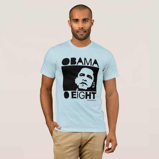 Obama O 8 T-shirt (Voorkant volledig)