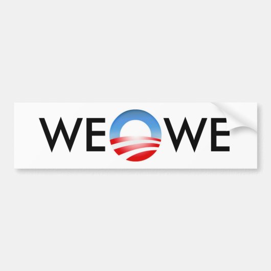 obama_o_Big, WEWE Bumpersticker (Voorkant)