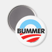 Obama O Bummer Logo Magneet (Voorkant / Achterkant)