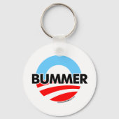 Obama O Bummer Logo Sleutelhanger (Voorkant)