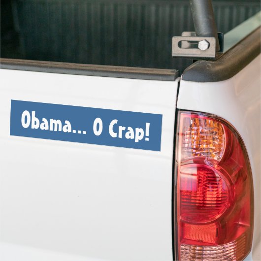 Obama... O Crap. Bumpersticker (Op Truck)