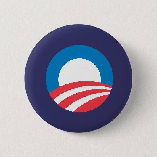 Obama O Ronde Button 5,7 Cm (Voorkant)