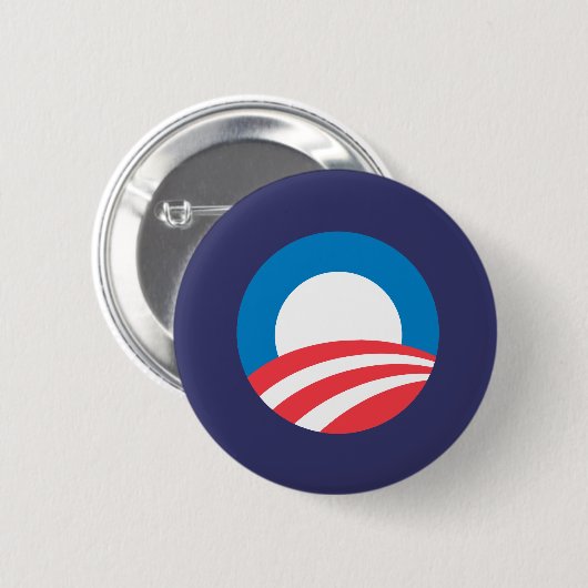 Obama O Ronde Button 5,7 Cm (Voorkant /achterkant)
