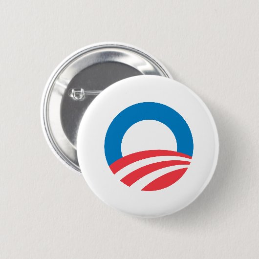 Obama O Ronde Button 5,7 Cm (Voorkant /achterkant)