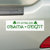 O'Bama O'Acht Bumpersticker (Op auto)