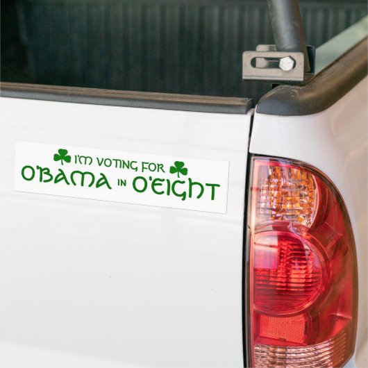 O'Bama O'Acht Bumpersticker (Op Truck)