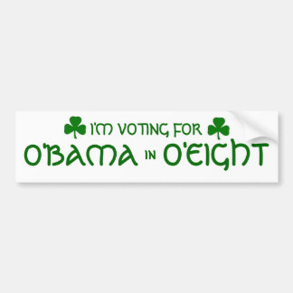 O'Bama O'Acht Bumpersticker