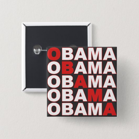 Obama Obama Button (Voorkant /achterkant)