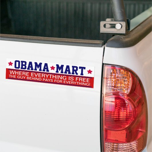 OBAMA - OBAMA MART BUMPERSTICKER (Op Truck)