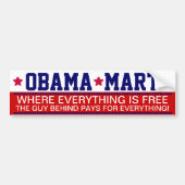 OBAMA - OBAMA MART BUMPERSTICKER (Voorkant)