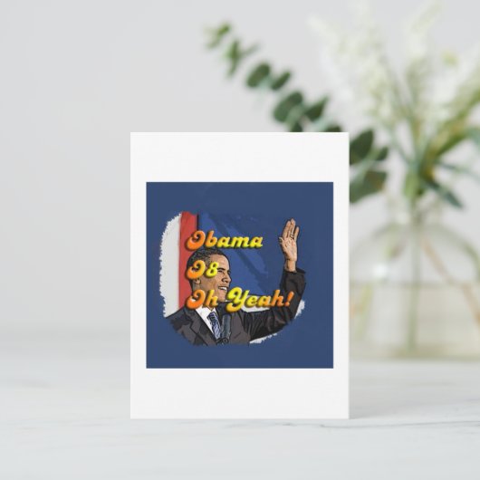 Obama Oh Ja Briefkaart (Staand voorkant)