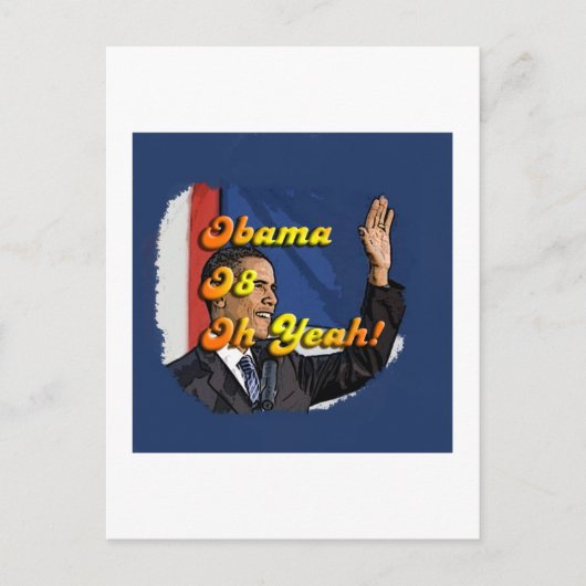 Obama Oh Ja Briefkaart (Voorkant)
