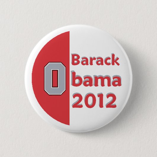OBAMA OHIO RONDE BUTTON 5,7 CM (Voorkant)