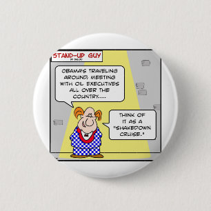 obama oil bp shakedown cruise ronde button 5,7 cm