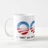 Obama OOPS!  IK HOOP dat je wat verandering kunt b Koffiemok (Links)