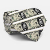 Obama op $100 rekening stropdas (Opgerold)