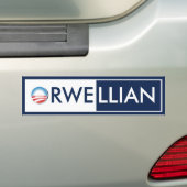 Obama Orwellian Bumpersticker (Op auto)
