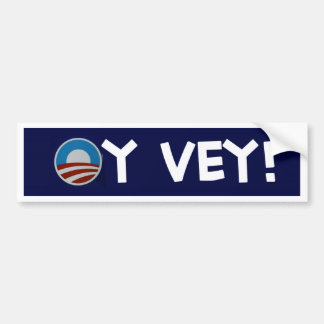obama oy vey bumpersticker