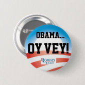OBAMA OY VEY BUTTON (Voorkant /achterkant)