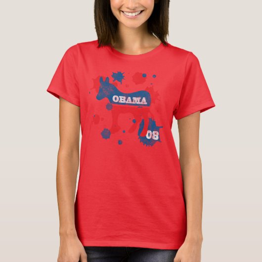 Obama Paint T-shirt (Voorkant)