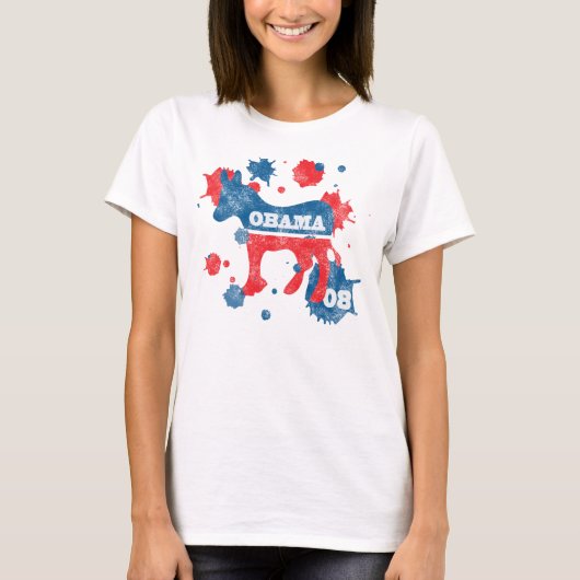 Obama Paint T-shirt (Voorkant)