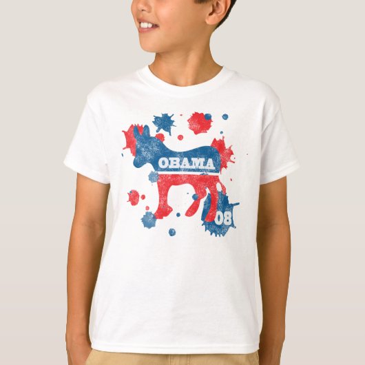 Obama Paint T-shirt (Voorkant)